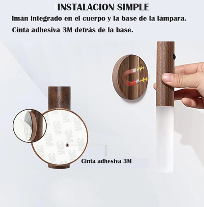 Lámpara de Pared Magnética con Sensor de Movimiento - Premium Lampara sensor from MDM - Just €26.99! Shop now at MDM